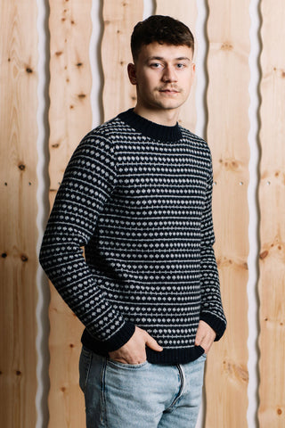 Myrkablá/Ljósagrá troyggja Model 8169
