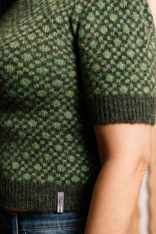 Sweater with Green Trim Model 8167