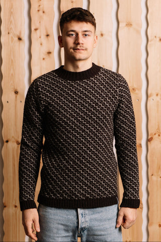 Troyggja Model 8189 Myrkabrún/grá