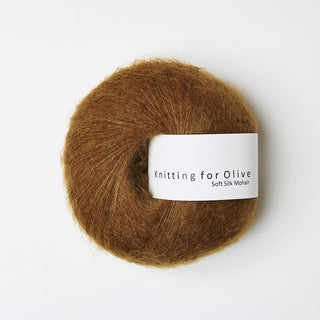 Knitting for Olive Soft Silk Mohair – Ocher Brown