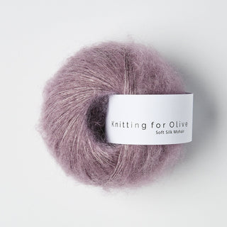 Knitting for Olive Soft Silk Mohair – Artichoke Purple