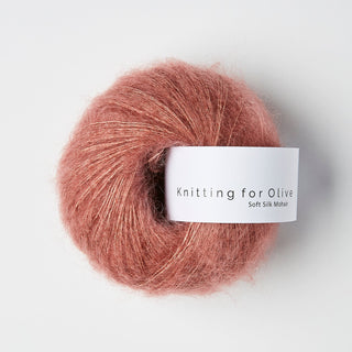 Knitting for Olive Soft Silk Mohair – Plum Rose