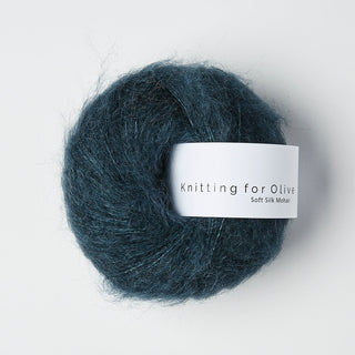 Knitting for Olive Soft Silk Mohair – Deep Petroleum Blue