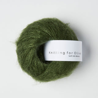 Knitting for Olive Soft Silk Mohair – Bottle Green