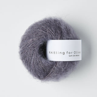 Knitting for Olive Soft Silk Mohair – Dusty Violette