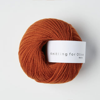Knitting for Olive Merino – Burnt Orange