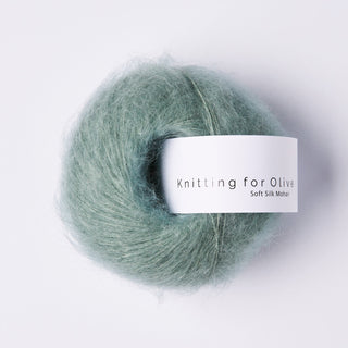 Knitting for Olive Soft Silk Mohair – Dusty Aqua