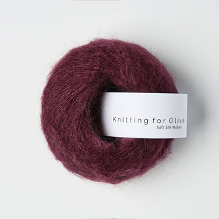 Knitting for Olive Soft Silk Mohair – Bordeaux