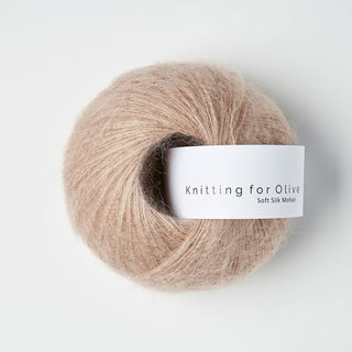 Knitting for Olive Soft Silk Mohair – Mushroom Rose