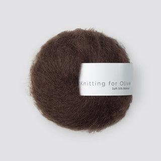 Knitting for Olive Soft Silk Mohair – Chocolate