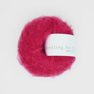 Knitting for Olive Soft Silk Mohair – Raspberry Red