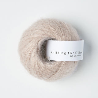 Knitting for Olive Soft Silk Mohair – Powder