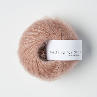 Knitting for Olive Soft Silk Mohair – Rose Clay