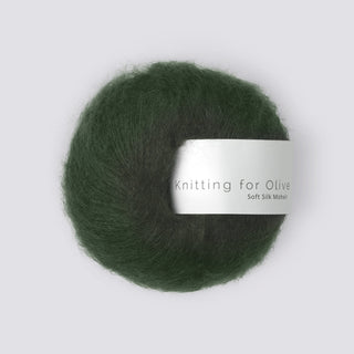 Knitting for Olive Soft Silk Mohair – Slate Green